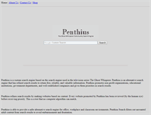 Tablet Screenshot of penthius.info